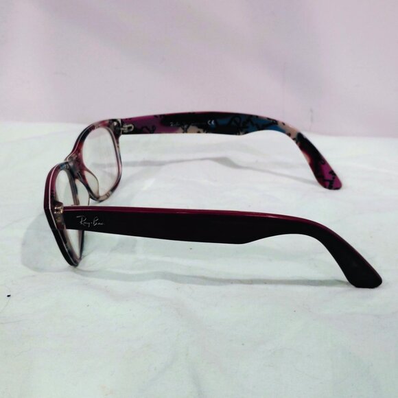 Ray-Ban RB5184 Eyeglasses Matte Purple - Picture 5 of 8